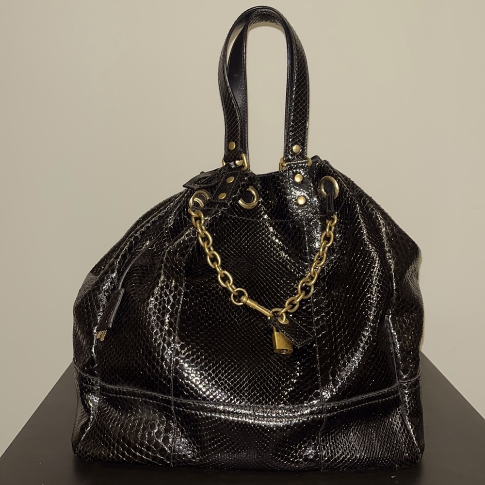 YvesSaintLaurent 2007 Real Python Tote GR.01